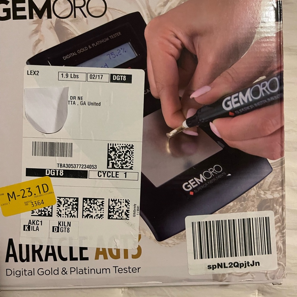 GemOro Auracle AGT3 Digital Gold & Platinum Tester
Brand new. Never used